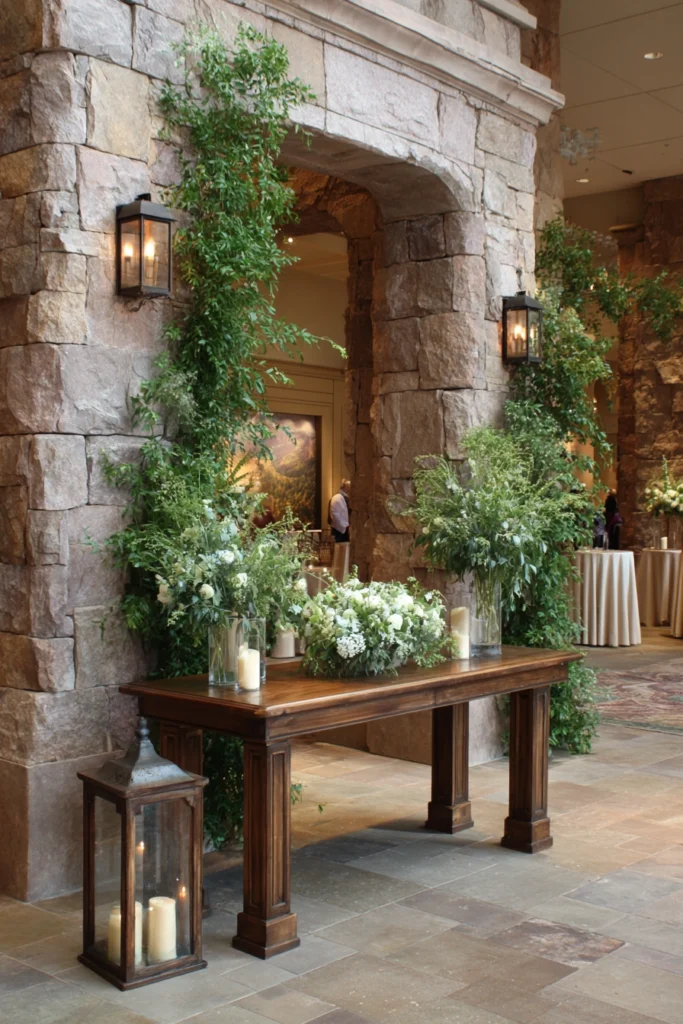 Card Table & Entrance Decor