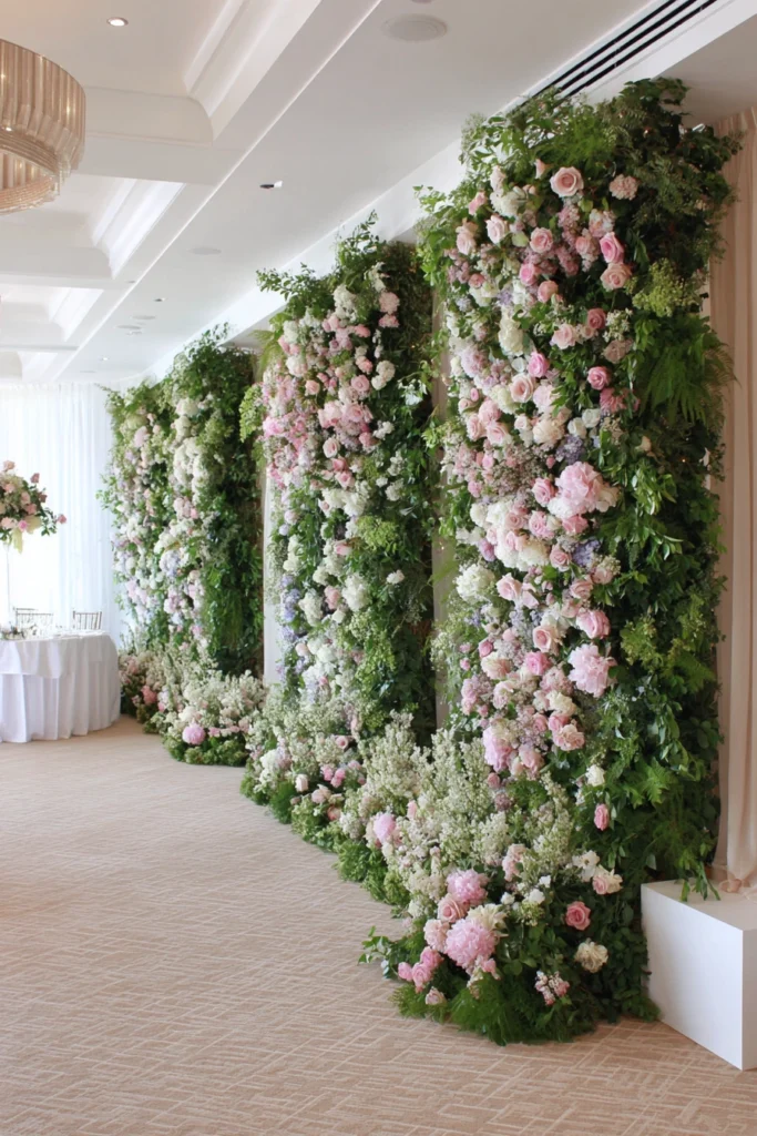 Flower Walls & Suspended Blooms