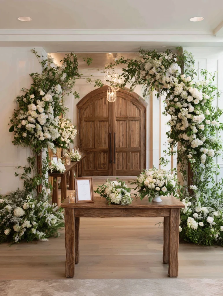 Card Table & Entrance Decor